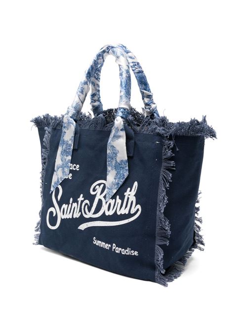 Borsa donna MC2 Saint Barth Vanity blu con foulard MC2 SAINT BARTH | VANITY foulard09850L